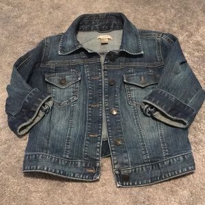 Loft Cropped Demin Jacket